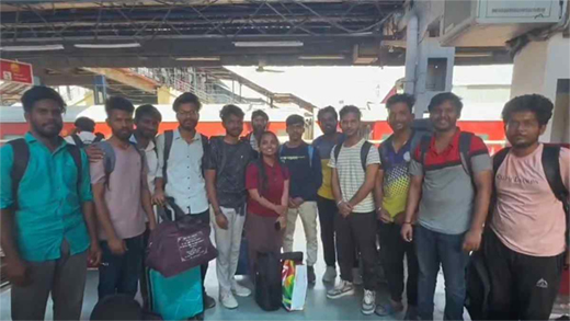 13 Karnataka students return safely from Kashmir to New Delhi